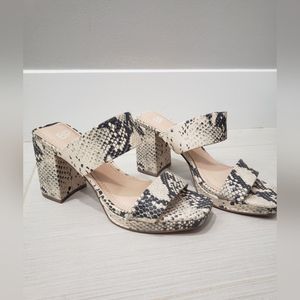 BP Nordstrom Karly Snake Platform Slide Sandals size 6.5